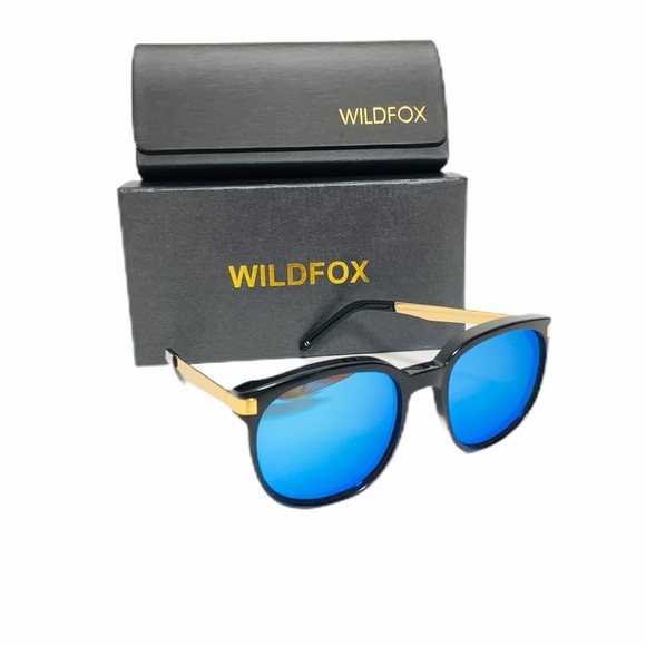 WILDFOX Geena Mirrored Square Sunglasses - Picture 5 of 7